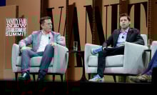 Elon Musk and Sam Altman in 2015